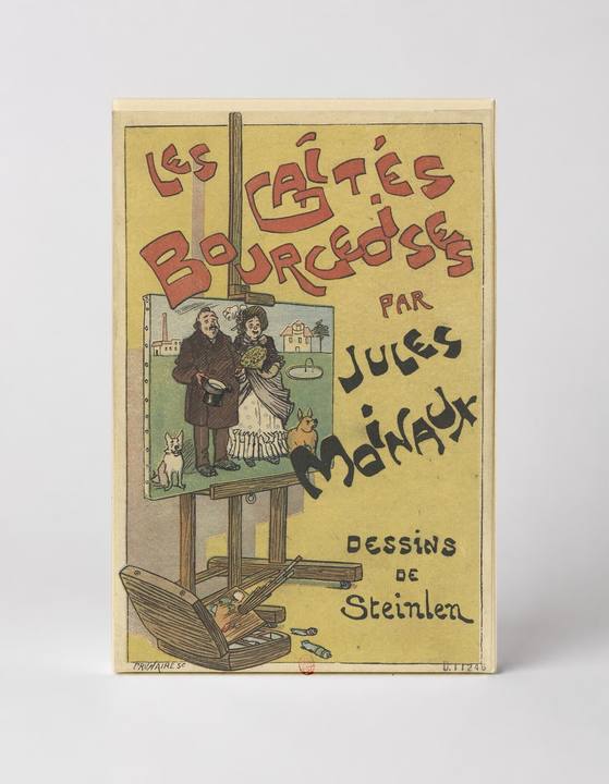 Les Gaîtés Bourgeoises 1890s Jules Mainaux Vintage French Lithograph Poster Wall Art