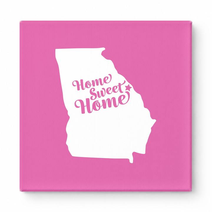Home Sweet Augusta — Georgia State Silhouette