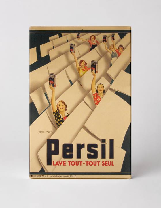 Persil Lave Tout-Tout Seul 1930s - Art Deco Vintage Poster Wall Art
