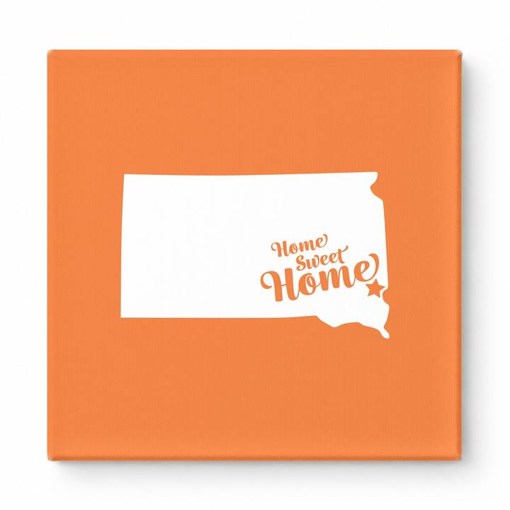 Home Sweet Sioux Falls — South Dakota State Silhouette