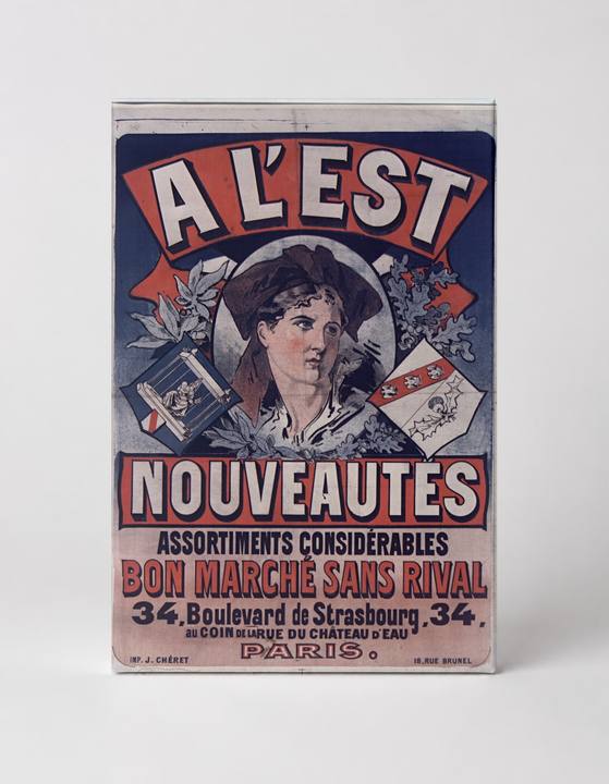 A L'Est Nouveautés 1890s French Advertising Vintage Poster Wall Art