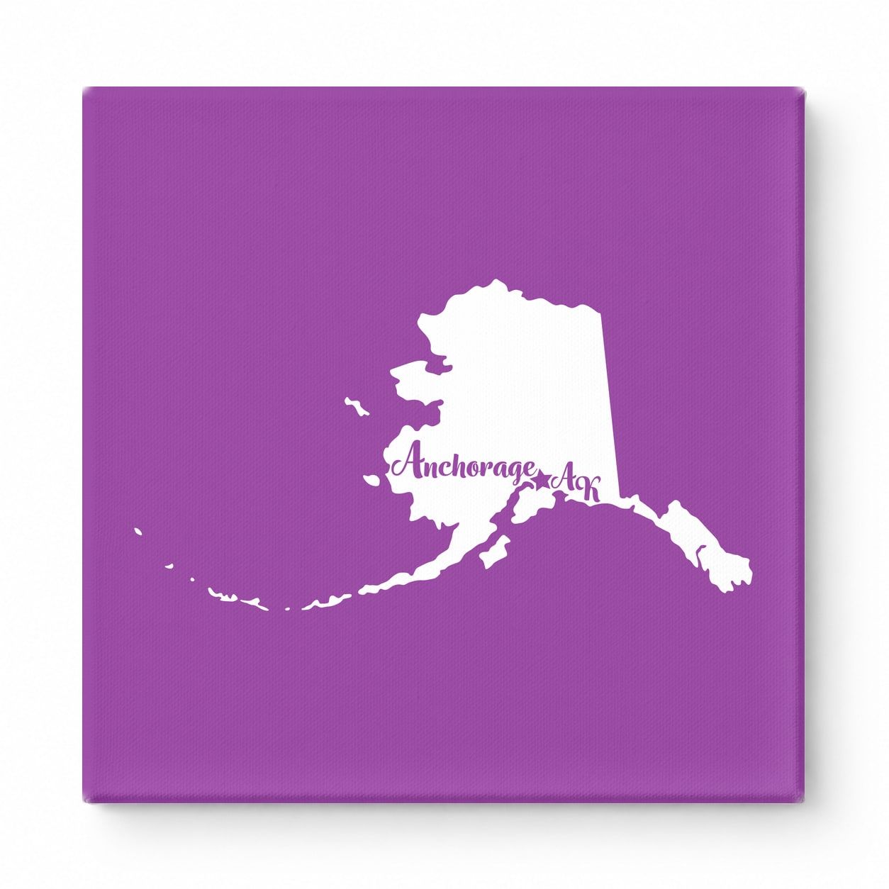 Home Sweet Anchorage — Alaska State Silhouette