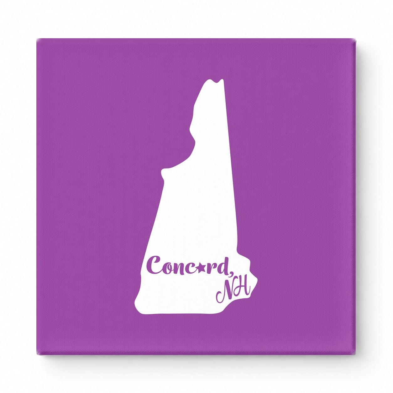 Home Sweet Concord — New Hampshire State Silhouette