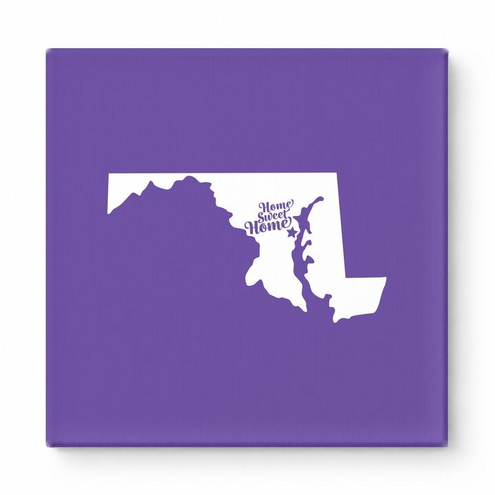 Home Sweet Home — Maryland State Silhouette
