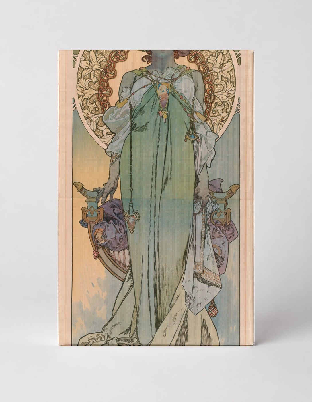 Leslie Carter 1898 - Art Nouveau Vintage Theatre Poster Wall Art