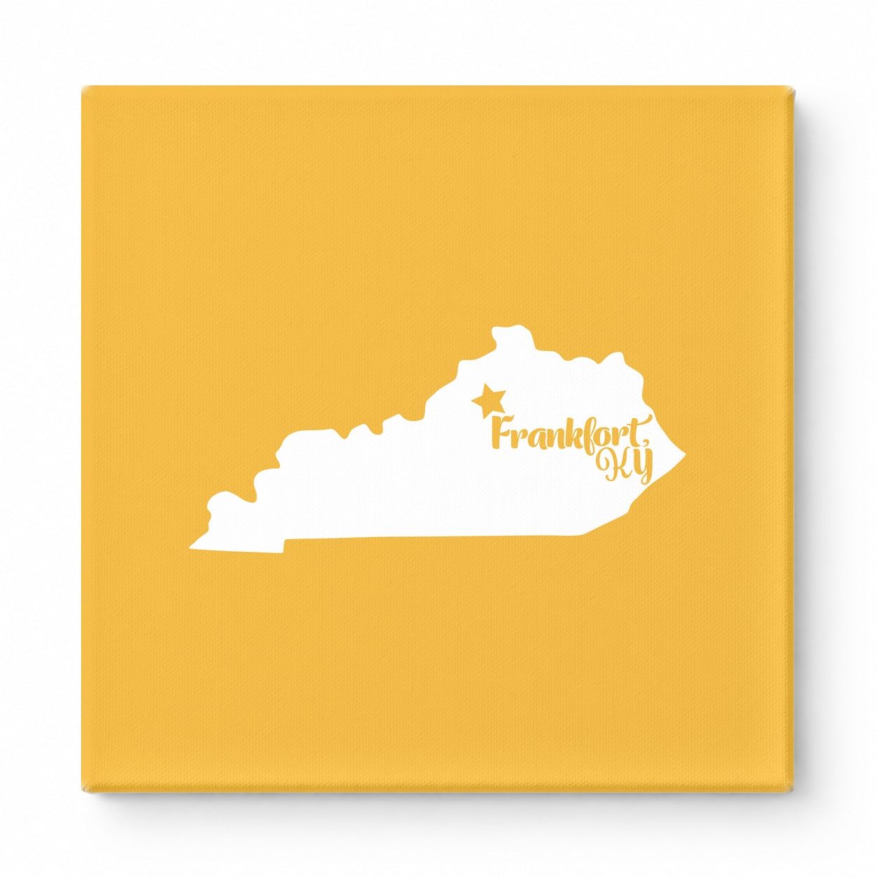 Home Sweet Frankfort — Kentucky State Silhouette