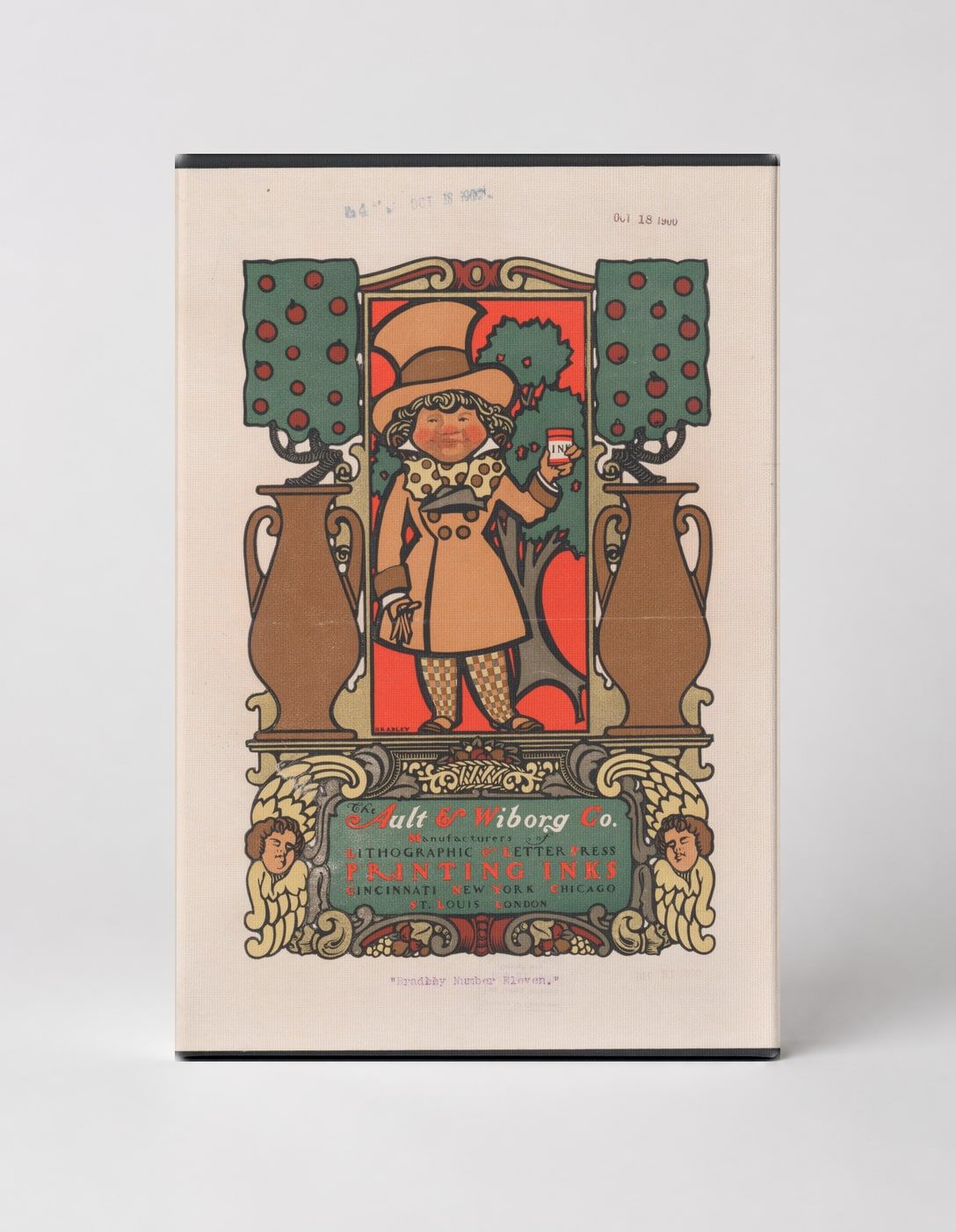 Ault & Wiborg Co. Printing Inks 1890s - Victorian Advertising Vintage Poster Wall Art