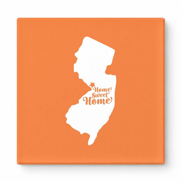 Home Sweet Toms River — New Jersey State Silhouette