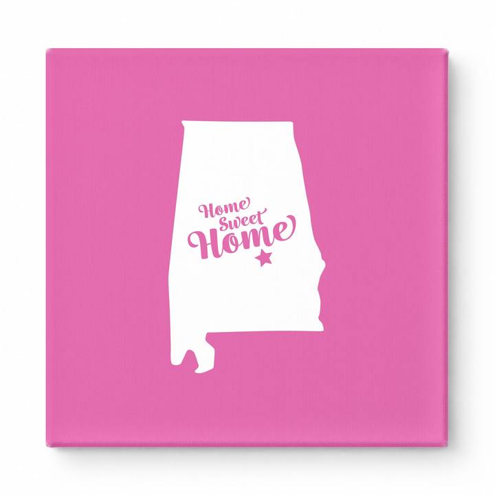 Home Sweet Montgomery — Alabama State Silhouette