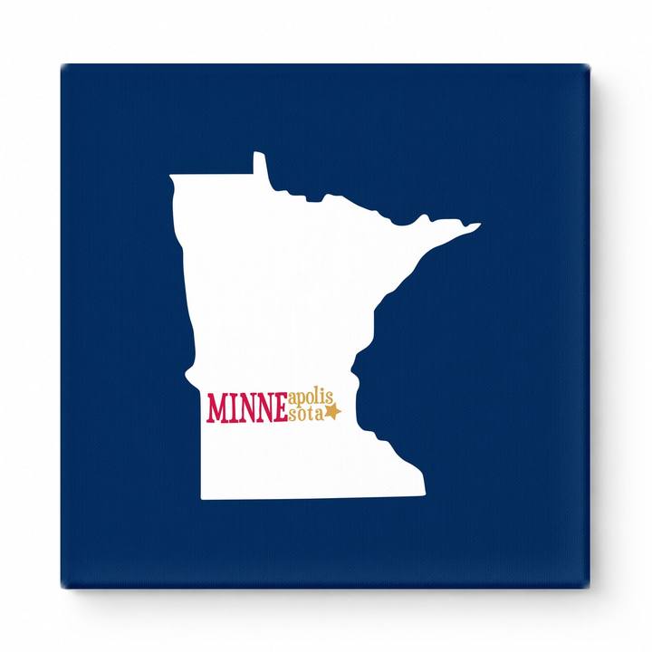 Home Sweet Minneapolis — Minnesota State Silhouette