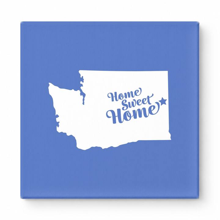 Home Sweet Seattle — Washington State Silhouette