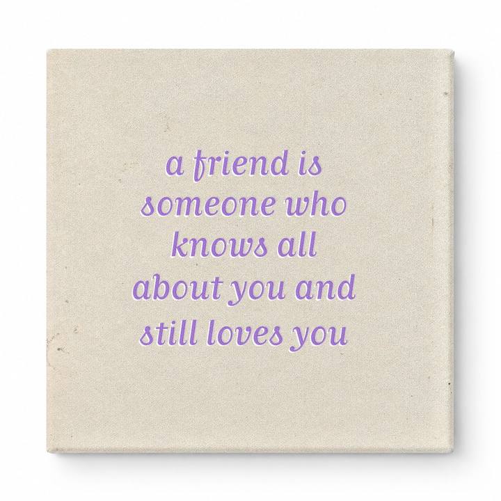 A Friend Is Someone Who Knows All About You and Still Loves You — Geometric Low-Poly
