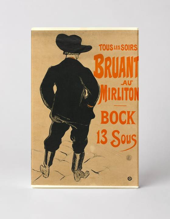 Bruant au Mirliton 1890s - Belle Époque Vintage French Poster Wall Art