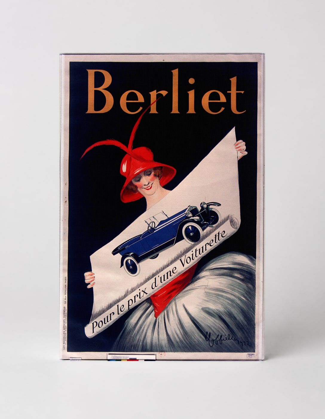 Berliet Pour le Prix d'une Voiturette 1920s - Vintage French Automobile Poster Wall Art