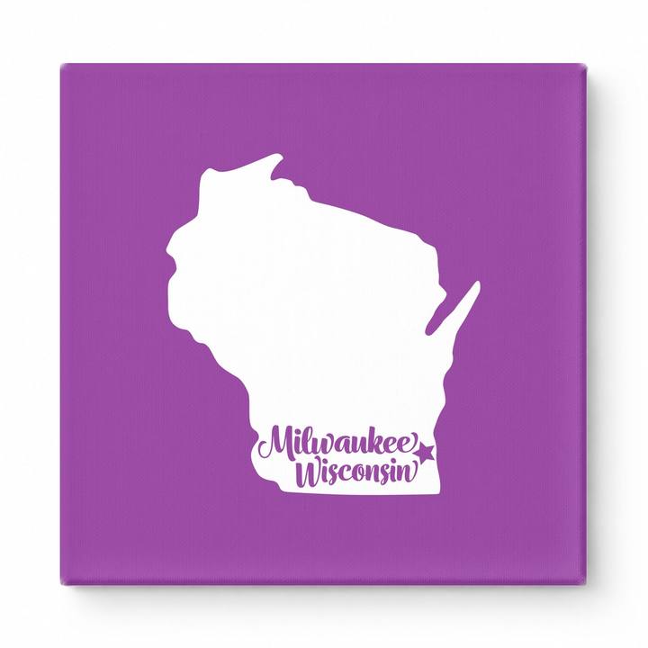 Home Sweet Milwaukee — Wisconsin State Silhouette