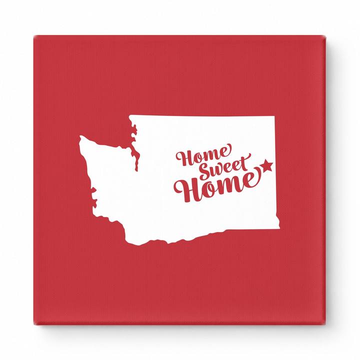 Home Sweet Seattle — Washington State Silhouette