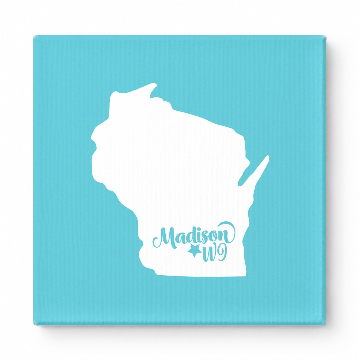 Home Sweet Madison — Wisconsin State Silhouette