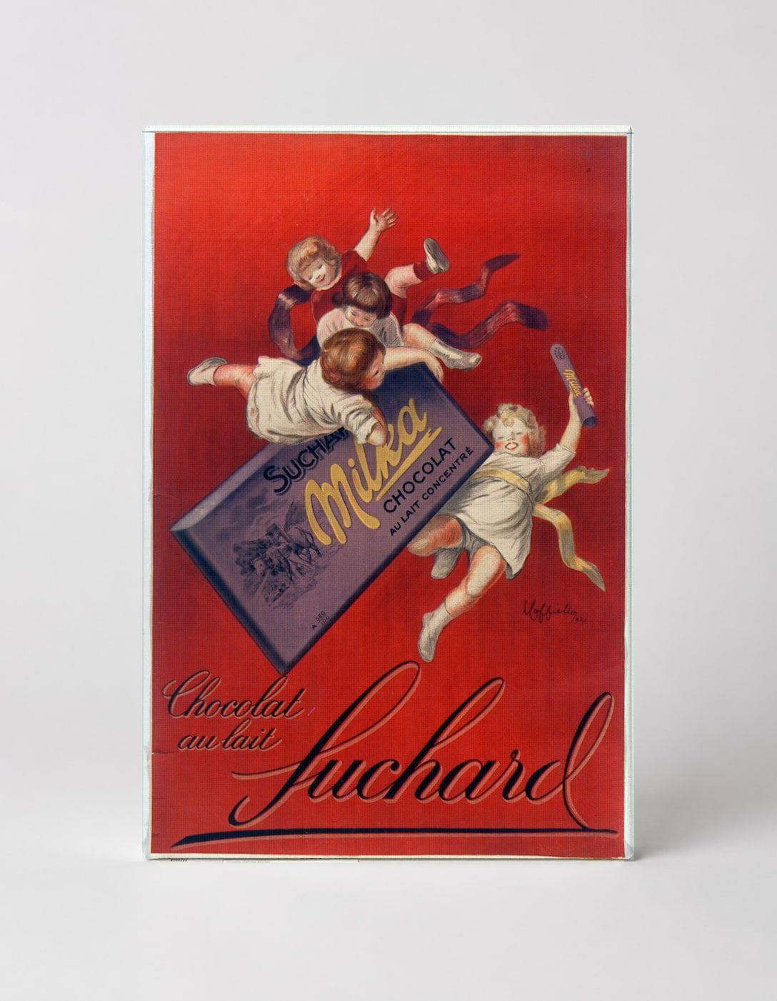 Chocolat Milka Suchard Vintage Advertising Poster Canvas Wall Art