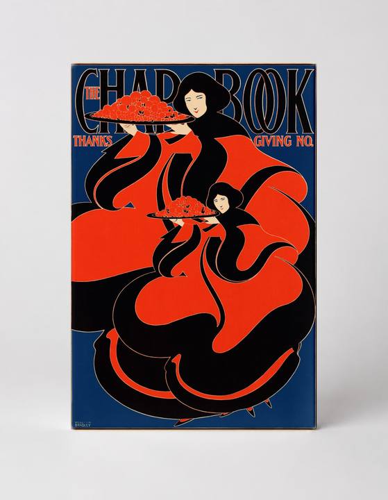 The Chap-Book Thanksgiving No. 1894 - Art Nouveau Vintage Poster Wall Art