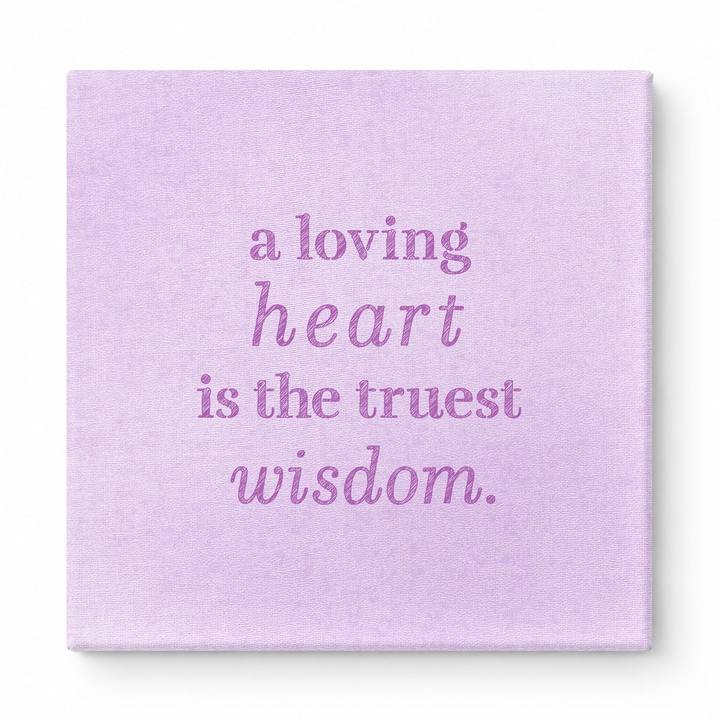 A Loving Heart Is the Truest Wisdom — Geometric Low-Poly