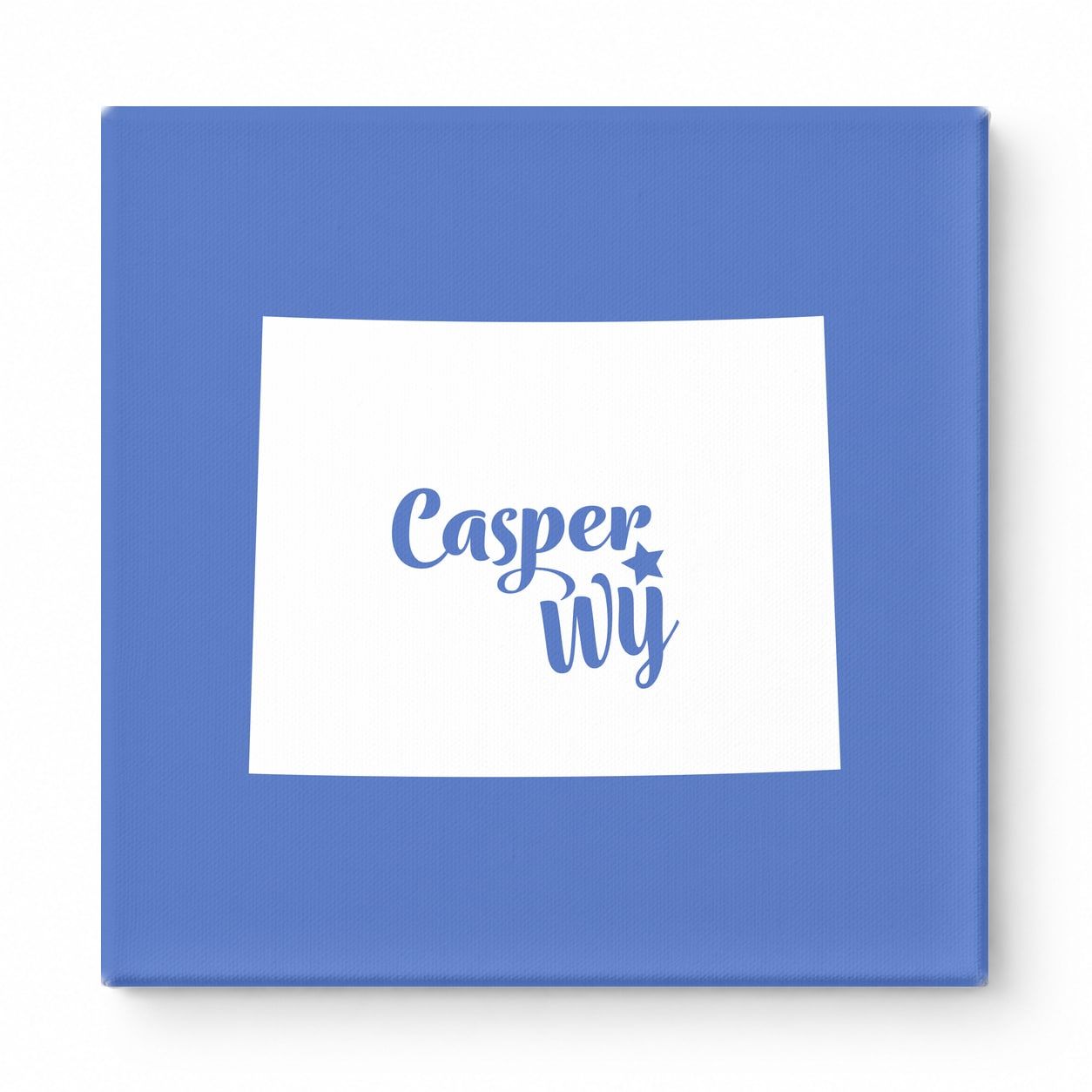 Home Sweet Casper — Wyoming State Silhouette