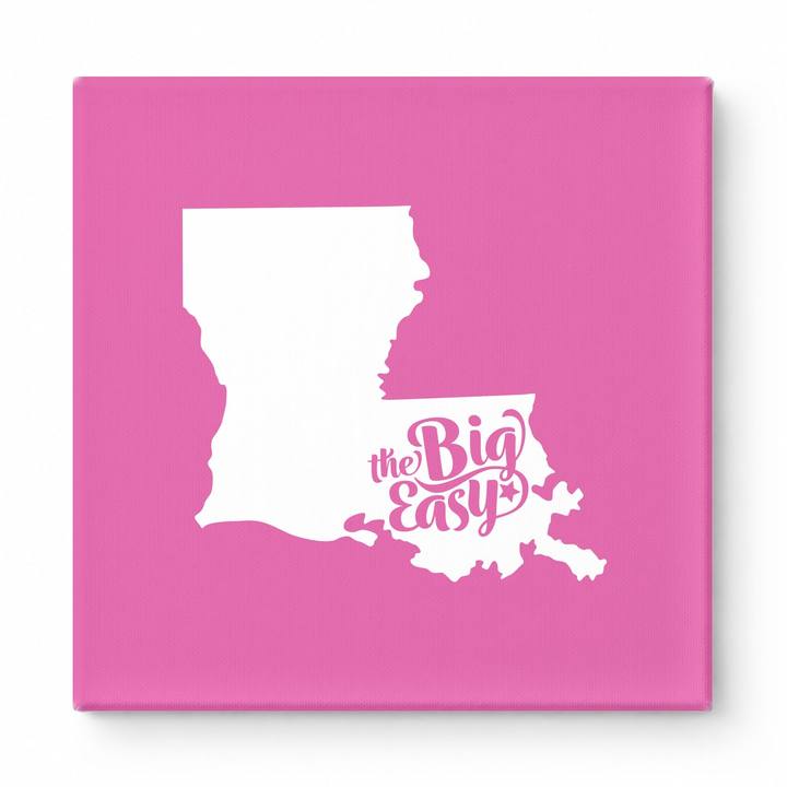 Home Sweet New Orleans — Louisiana State Silhouette