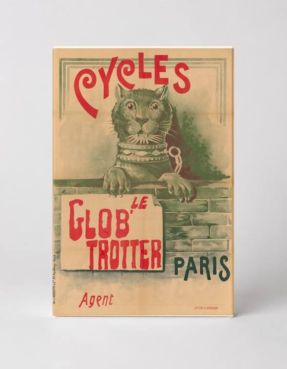 Cycles Le Globe Trotter Paris 1890s - Belle Époque Vintage Poster Wall Art