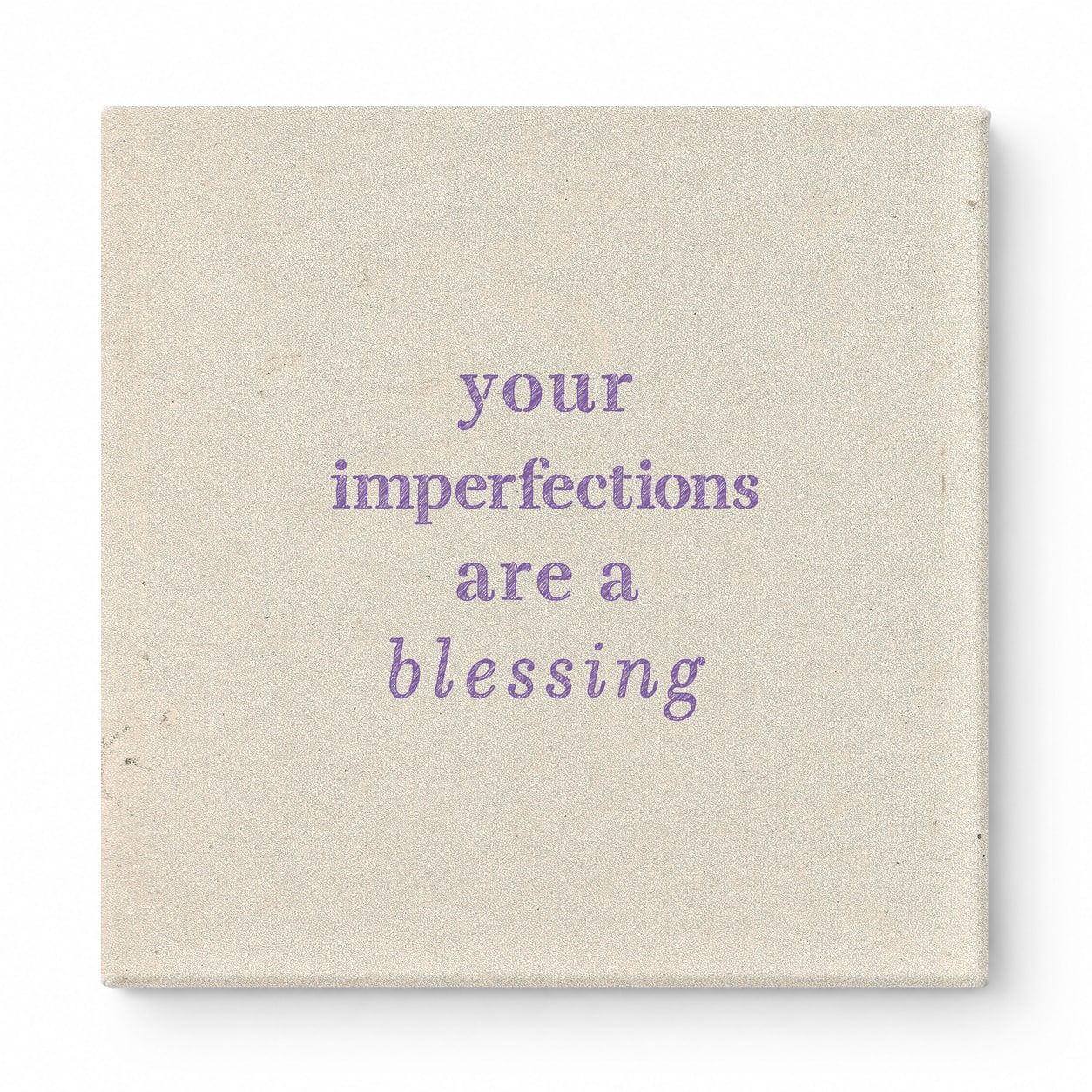 Your Imperfections Are a Blessing — Chalkboard Lettering