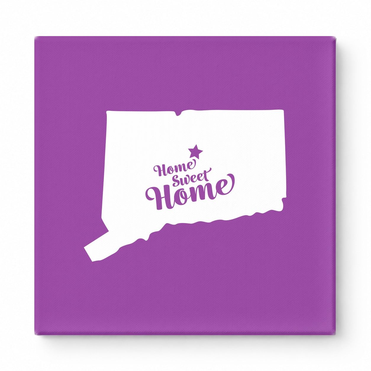 Home Sweet Hartford — Connecticut State Silhouette