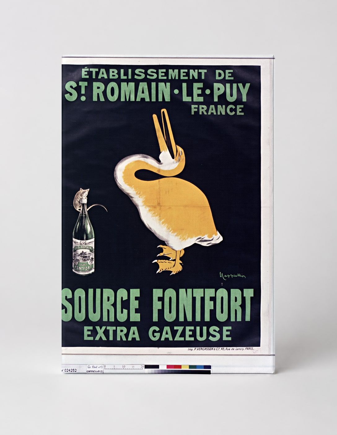 Source Fontfort Extra Gazeuse 1900s - French Vintage Advertising Poster Wall Art