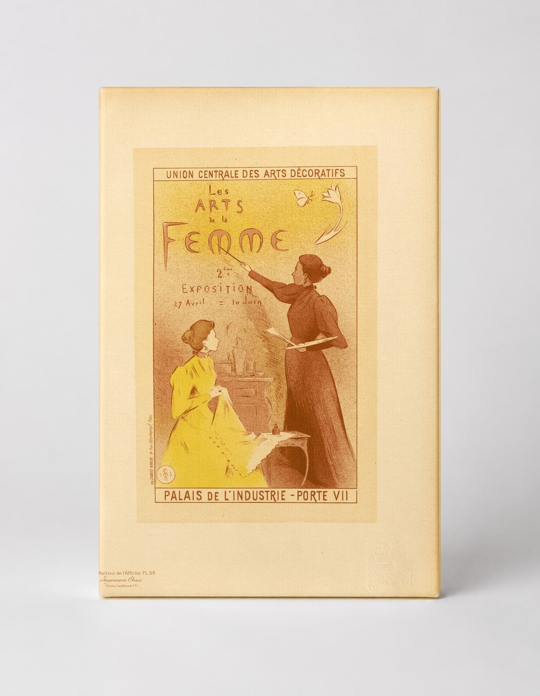 Les Arts de la Femme 1892 - Belle Époque French Exhibition Vintage Poster Wall Art
