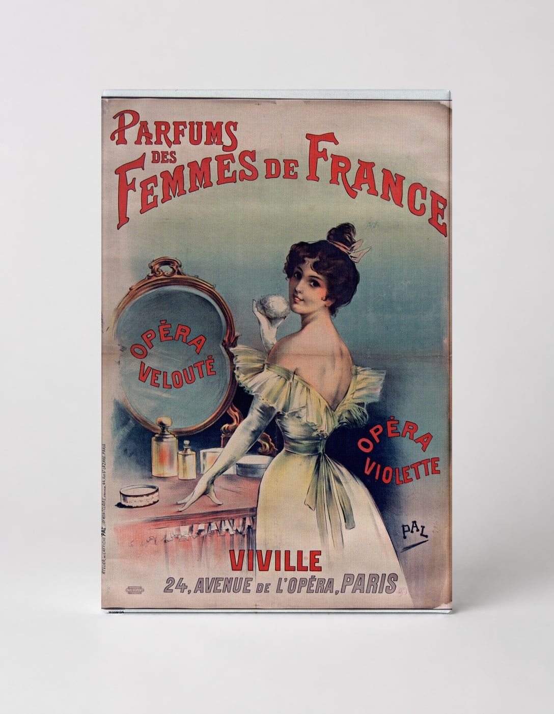 Parfums des Femmes de France 1900s Belle Époque Vintage Poster Wall Art