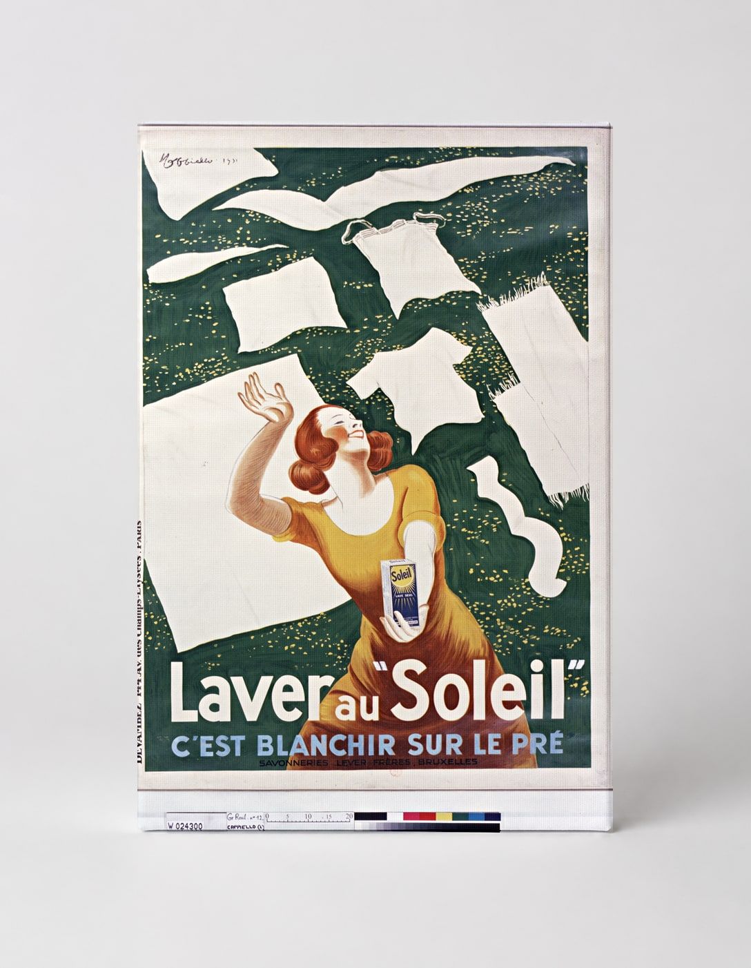 Laver au Soleil 1930s French Laundry Soap Vintage Poster Wall Art