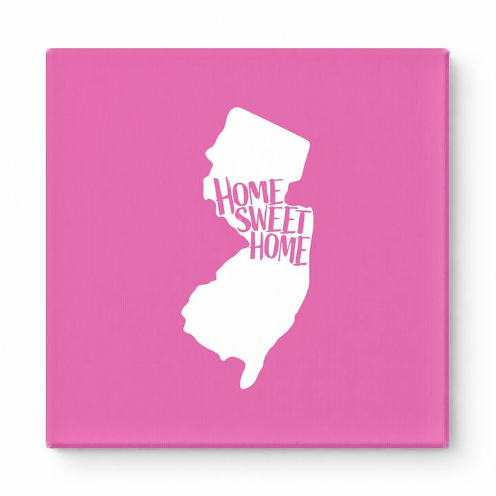 Home Sweet Trenton — New Jersey State Silhouette