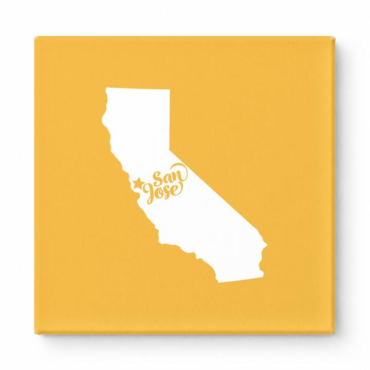 Home Sweet San Jose — California State Silhouette