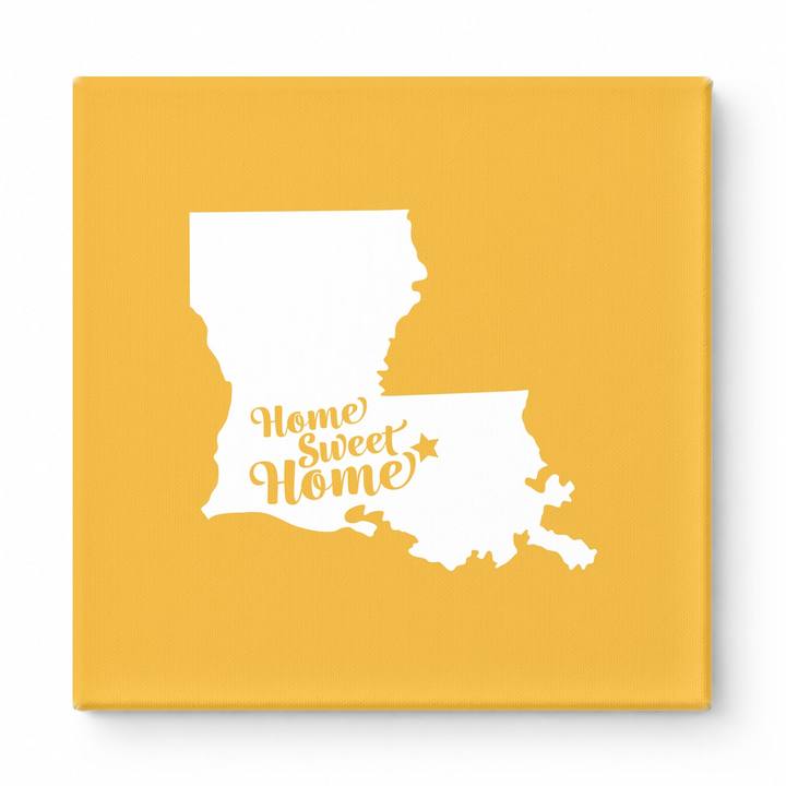 Home Sweet Baton Rouge — Louisiana State Silhouette