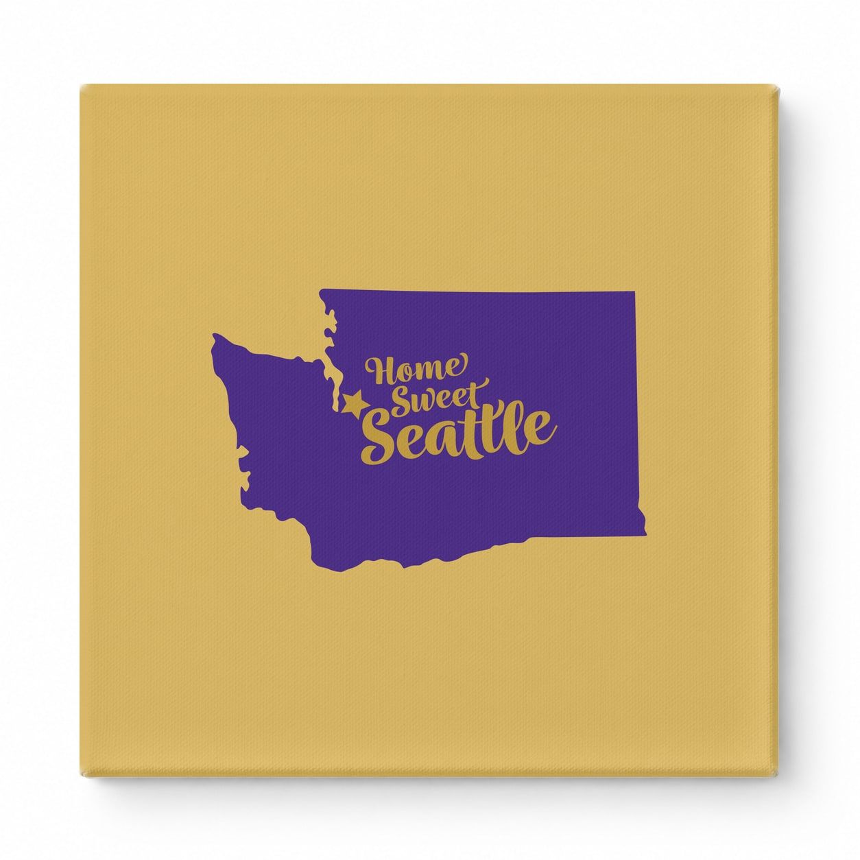 Home Sweet Seattle — Washington State Silhouette