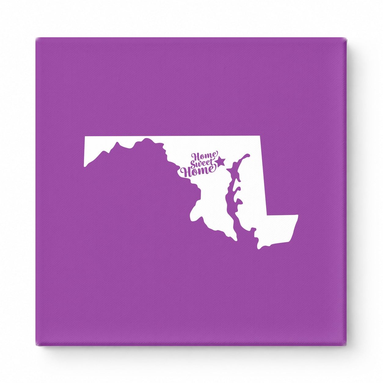 Home Sweet Home — Maryland State Silhouette