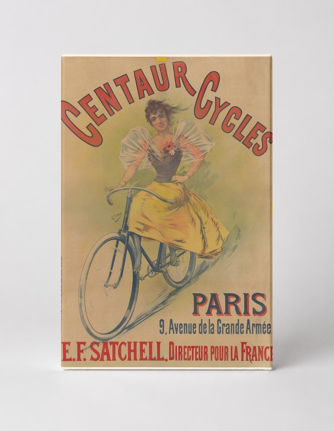 Centaur Cycles Paris 1890s - Belle Époque Vintage Poster Wall Art