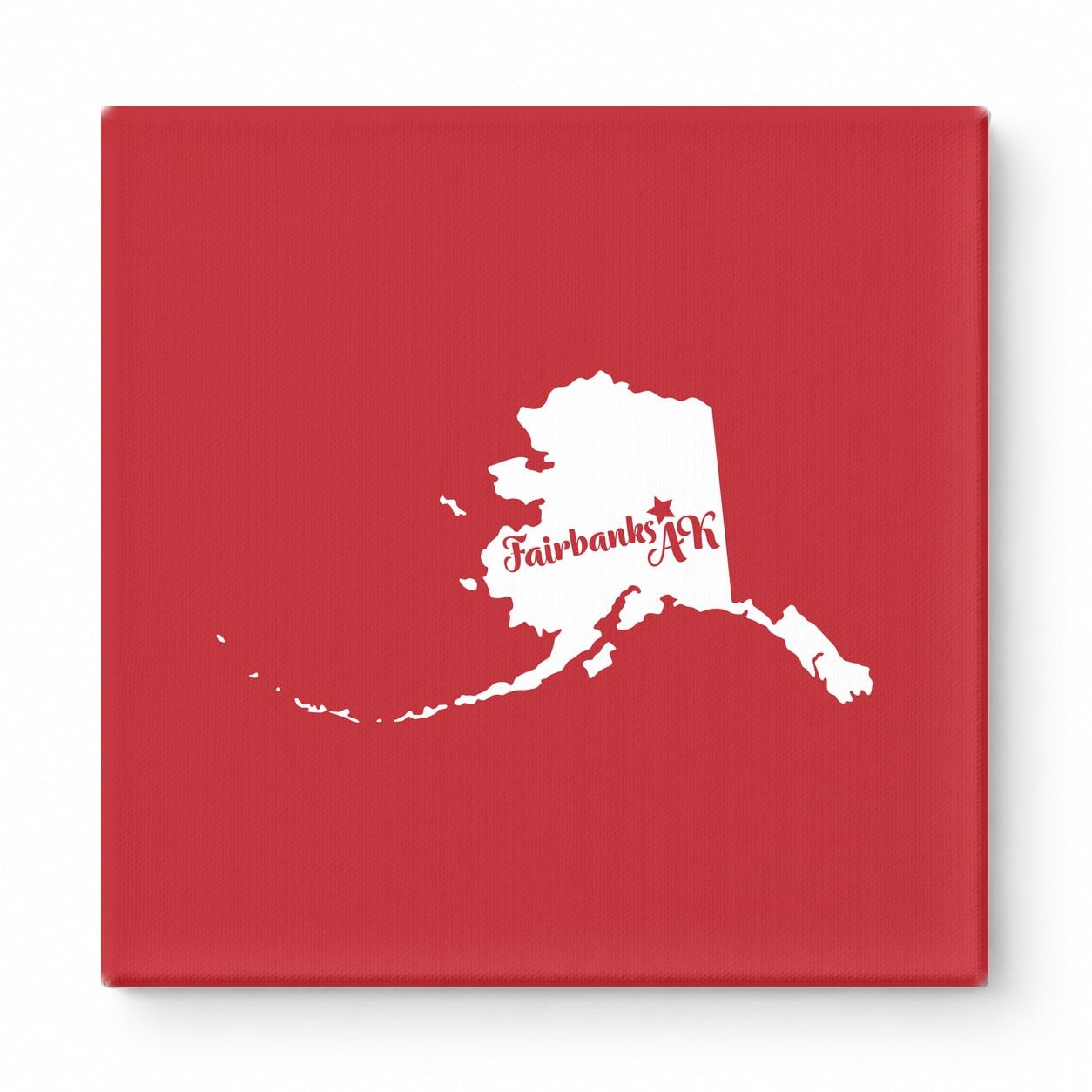 Home Sweet Fairbanks — Alaska State Silhouette