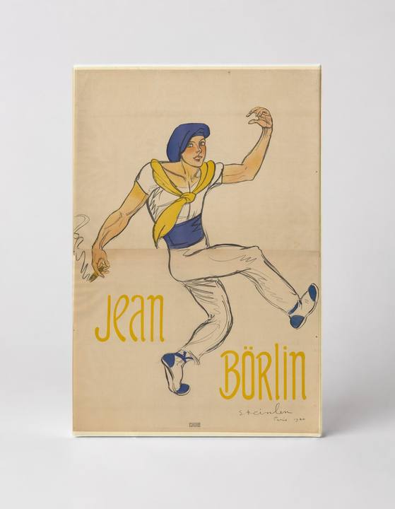 Jean Börlin 1920 - Vintage Dance Theatre Lithograph Poster Wall Art