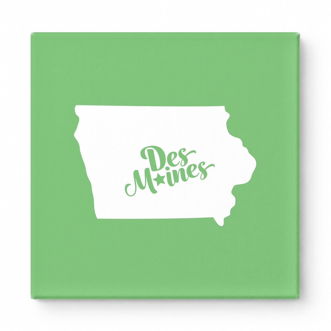 Home Sweet Des Moines — Iowa State Silhouette
