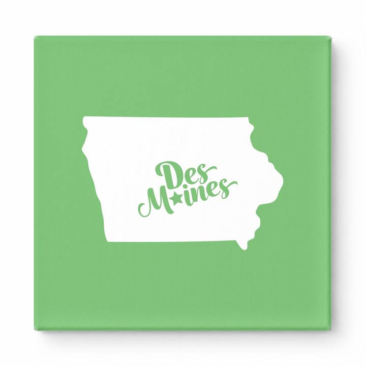 Home Sweet Des Moines — Iowa State Silhouette