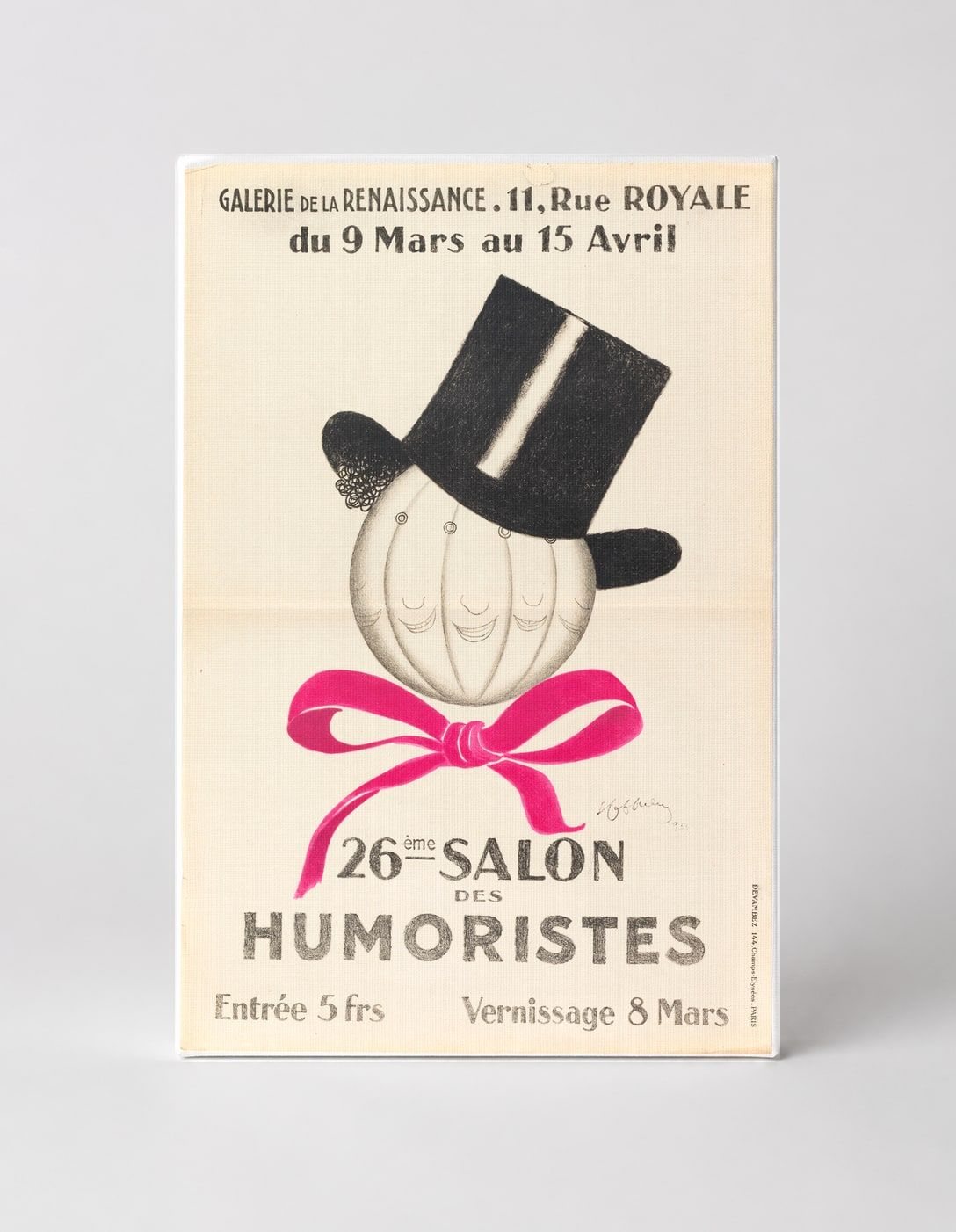 26e Salon des Humoristes 1920s - Vintage French Exhibition Poster Wall Art