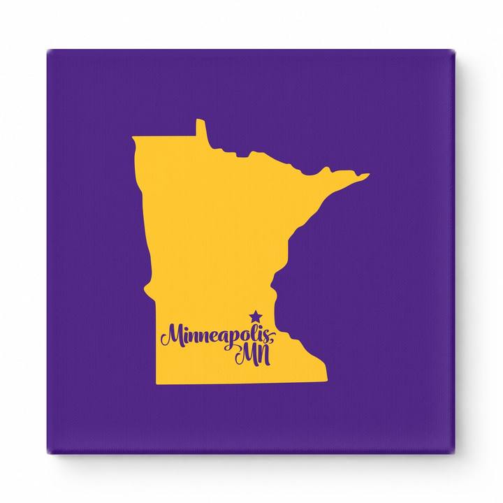 Home Sweet Minneapolis — Minnesota State Silhouette