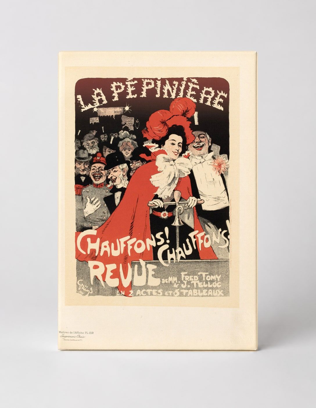 La Pépinière Chauffons Chauffons Revue 1890s - Belle Époque Vintage Poster Wall Art