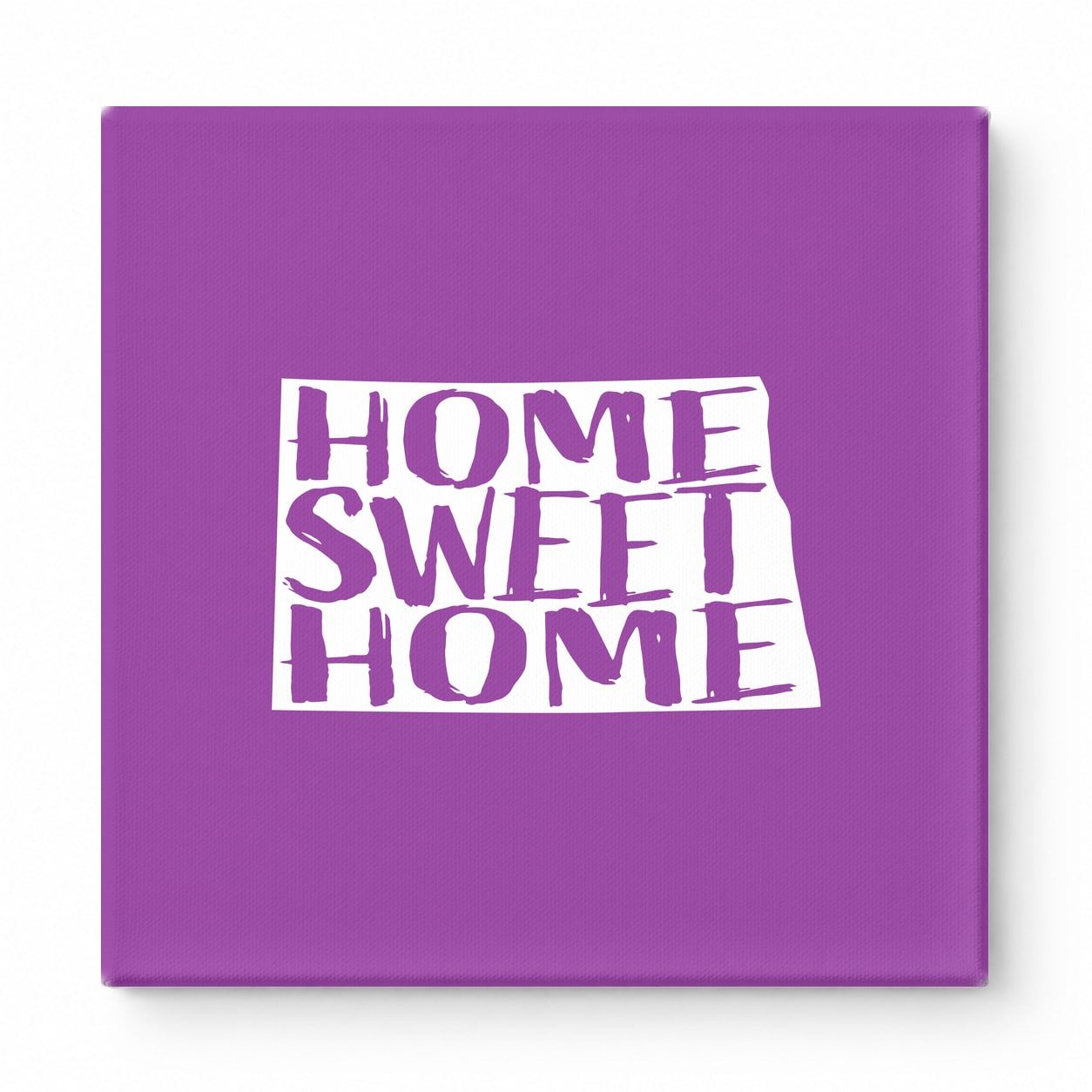 HOME SWEET HOME — North Dakota State Silhouette