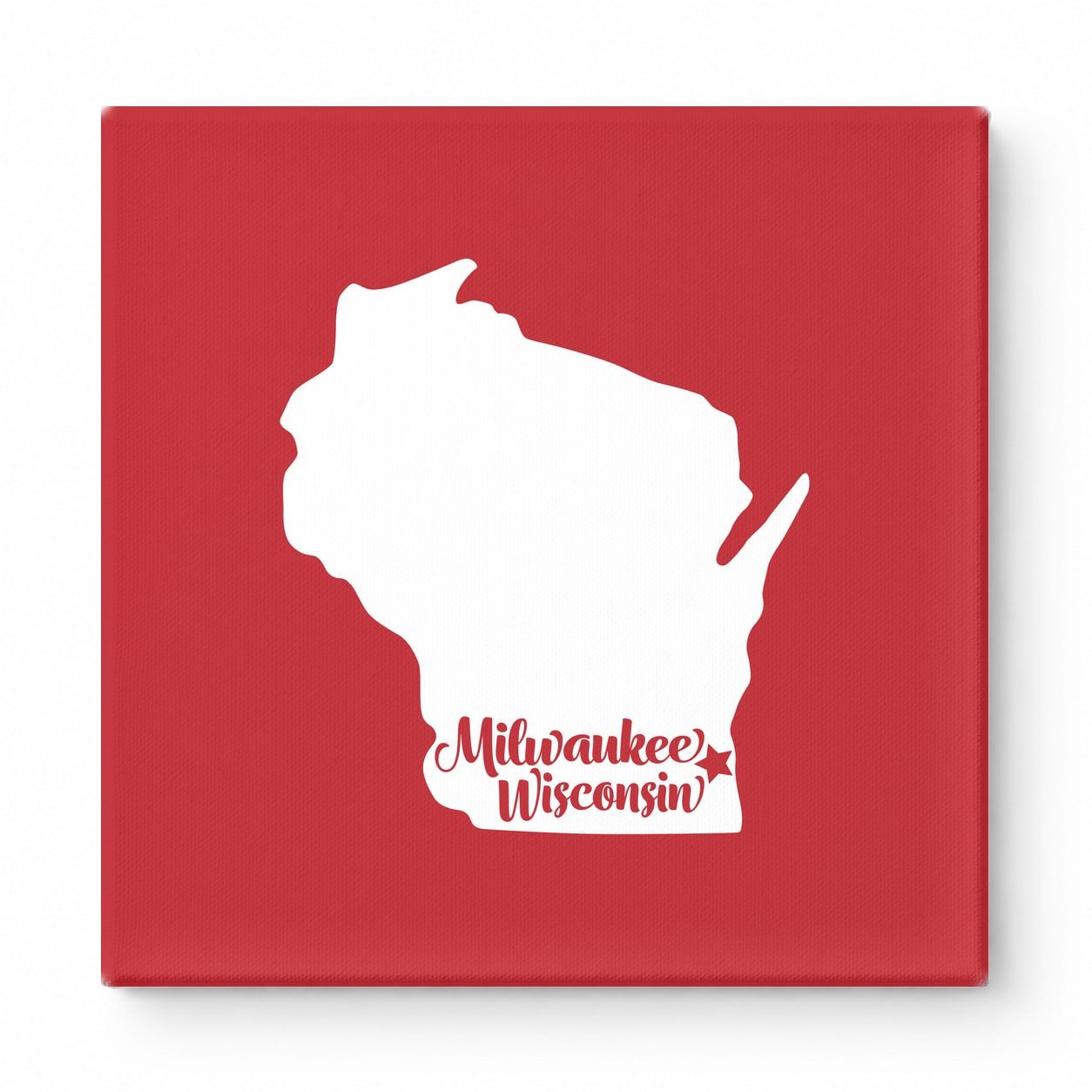 Home Sweet Milwaukee — Wisconsin State Silhouette
