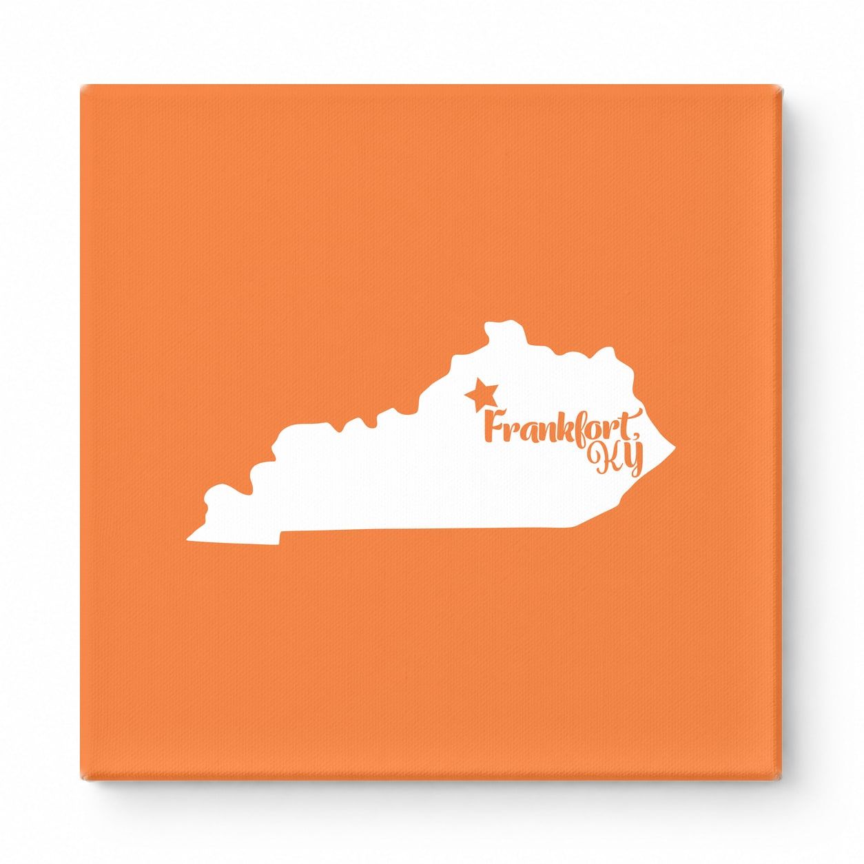 Home Sweet Frankfort — Kentucky State Silhouette