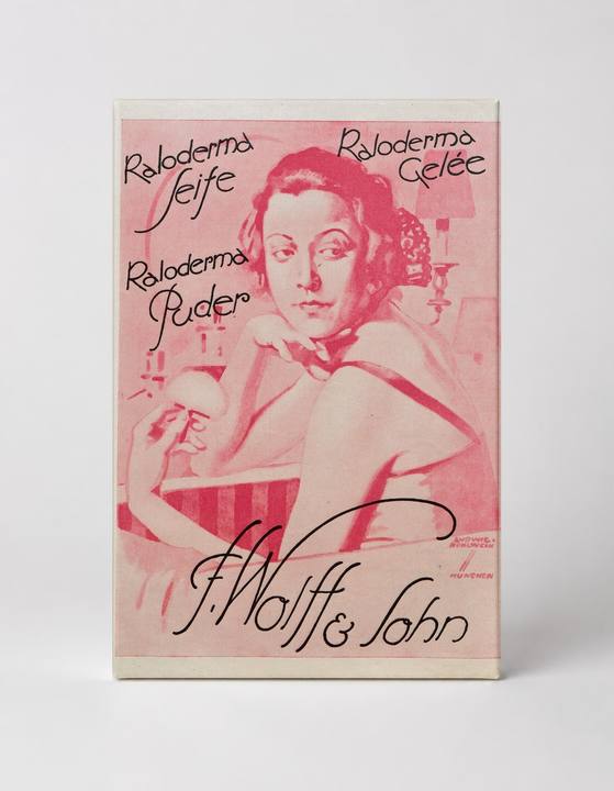 Raloderma F. Wolff & Sohn 1930s Art Deco Vintage Poster Wall Art